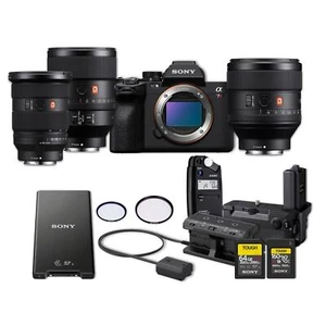 Sony Alpha a7R V Mirrorless Lens Camera Body with FE 24-70mm FE 135mm Bundle - Picture 1 of 7
