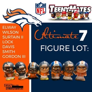 Lot of 7 NFL Teenymates Broncos Davis Smith Wilson Surtain II Gordon III Elway - Picture 1 of 2