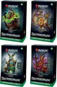 Bloomburrow Commander Deck Display Magic the Gathering Set Of 4- Sealed Case - Picture 1 of 1