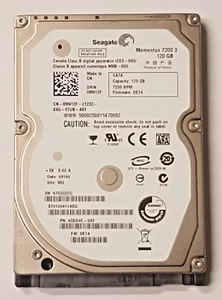 120 GB SATA Seagate Momentus 7200.3 ST9120411ASG 8MB HDD 2.5 " Internal Hard - Picture 1 of 1