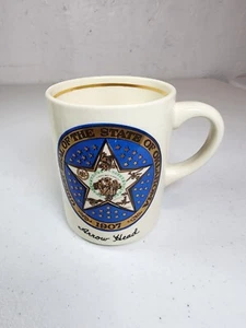 Great Seal Of The State Of Oklahoma  1907 Arrowhead  Coffee Mug/Cup - Picture 1 of 5