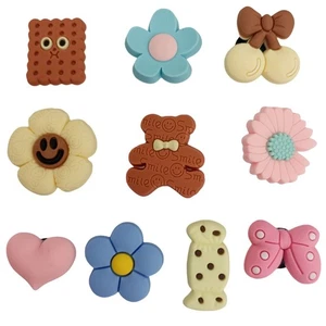 UK Lager Schuhe Zum Selbermachen süß 10 Stck. Set Kroko Charms Schuhe Zubehör Dekor Geschenk - Bild 1 von 4