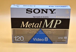 Sony Metal MP 120 VIDEO 8 Blank Video CASSETTE (Sealed) New! - Picture 1 of 5