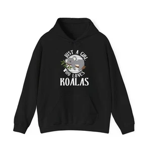 Koala Hoodie, Just A Girl Who Loves Koalas Animals Koalas Lovers Girls Hoodie - Picture 1 of 10