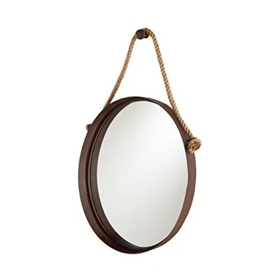  Espejo de pared decorativo redondo Melissa, óxido  Foto 1 de 4