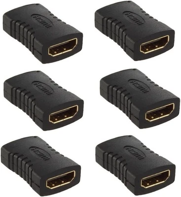 EXGOOFIT 10 x HDMI Female To Female Extender Adapter Coupler Connector Fit HDTV 1080P 4KH
