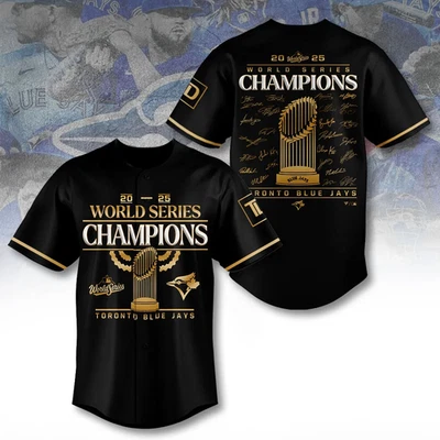 Blue Jays World Series 2025 Baseball Jersey - Image 1 of 2