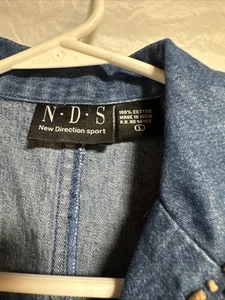 N.D. S Blue Jean Vest - Picture 1 of 8