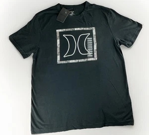 Camiseta Hurley Negra Gráfica Para Hombre Talla Mediana Nueva Con Etiquetas - Imagen 1 de 4