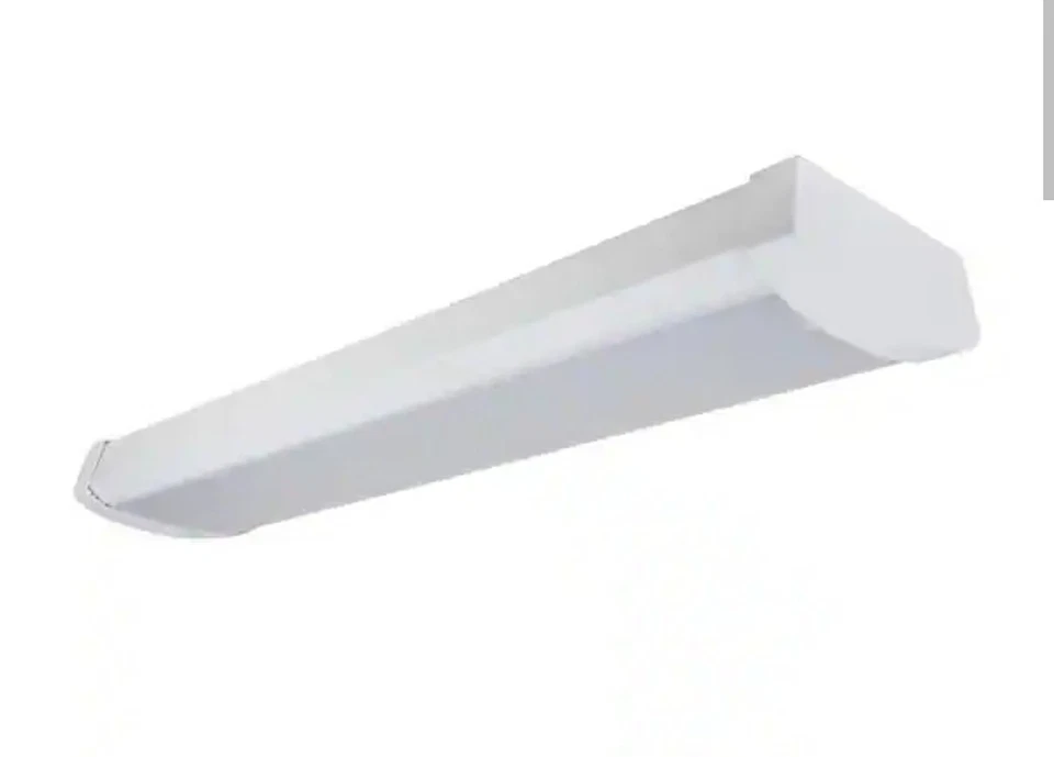 Commercial Electric 48 In. Integrated LED White Wraparound WR4840K40LWL