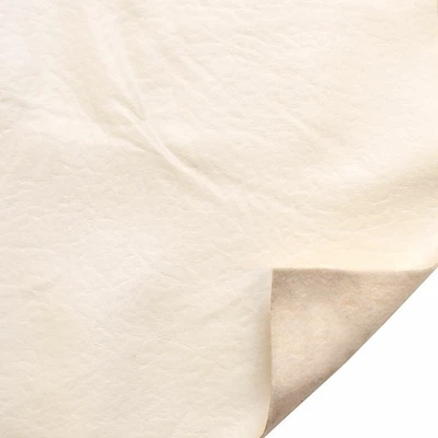 Boat Fuzzy Back Vinyl | Cream Off White Beige 54 Inch (YD) - Image 1 of 3
