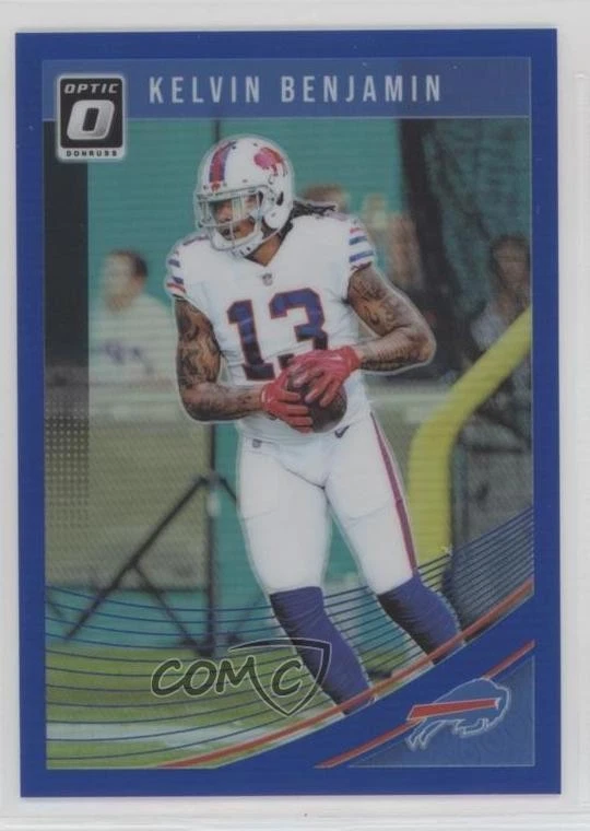 2018 Donruss Optic Blue Prizm /149 Kelvin Benjamin #14 - Image 1 of 2