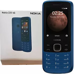BNIB Nokia 225 Dual SIM 128MB + 64MB Blue Factory Unlocked 4G/LTE GSM - Picture 1 of 1
