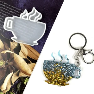 Coffee Tea Mug Silicone Mold for Keychain - Picture 1 of 4