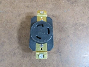 Vintage NOS Marinco electrical Receptacle plug 30-amp 250V L6-30 - Picture 1 of 5