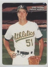 1989 Mother's Cookies Oakland Athletics Stadium Giveaway Eric Plunk #16