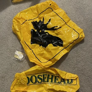 ELCHKOPF BIER SCHILD AUFBLASBAR Bier Werbung mit Aufnäher Set Hang Up Bar - Bild 1 von 6