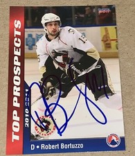 Robert Bortuzzo SIGNED 2010-11 AHL Top Prospects Card Auto Wilkes-Barre Penguins