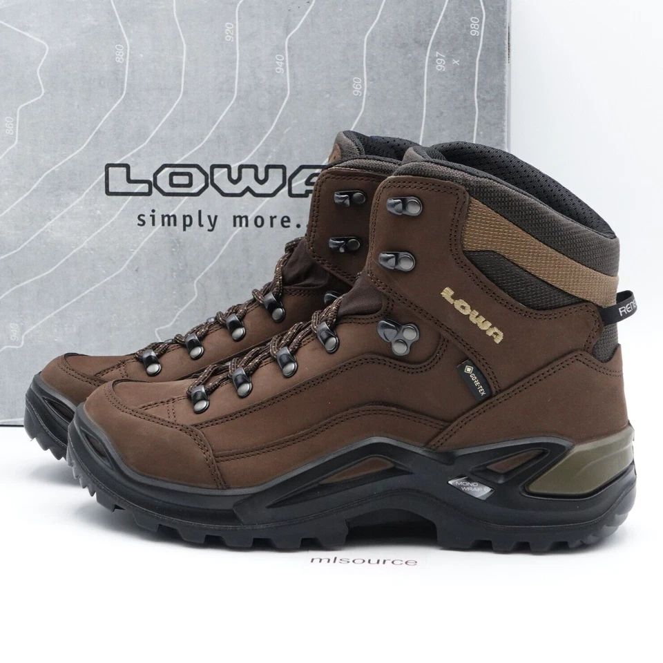 Bota de Senderismo Impermeable Lowa Renegade GTX Mid Gore-Tex Para Hombre 310945-0442 Espresso Foto 1 de 4