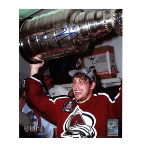PETER FORSBERG Signed Colorado Avalanche Stanley Cup 8 X 10 Photo w HOF - 70482