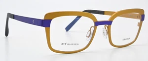 BLACKFIN Brille Deauville BF1008 COL 1542 Quadratisch Gold Lila Flex Ultraleicht - Picture 1 of 10