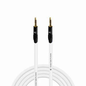 3.5 TRS Male Balanced Cable - Custom Length Color Premium Stereo Connector Cord - Picture 1 of 17