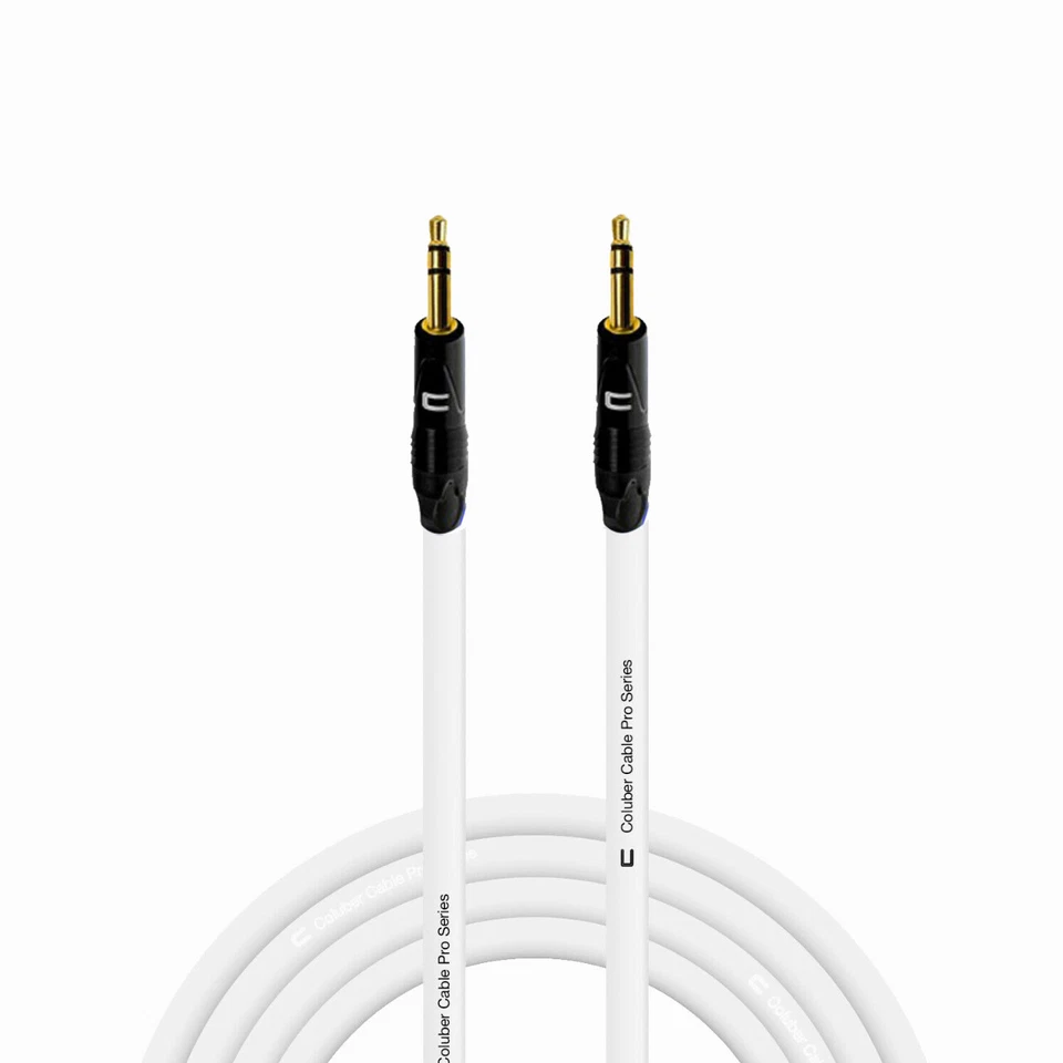 3.5 TRS Male Balanced Cable - Custom Length Color Premium Stereo Connector Cord - Image 1 of 4