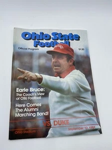 Vintage Sammlerstück Ohio State Vs Duke Football 1981 Programm  - Bild 1 von 5