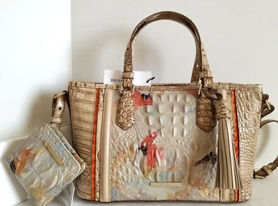 🌹Bolso Bandolera Brahmin Mini Asher Cartera Oasis Rosella Cuero + Cartera Nuevo con Etiquetas**Difícil de Encontrar Foto 1 de 4