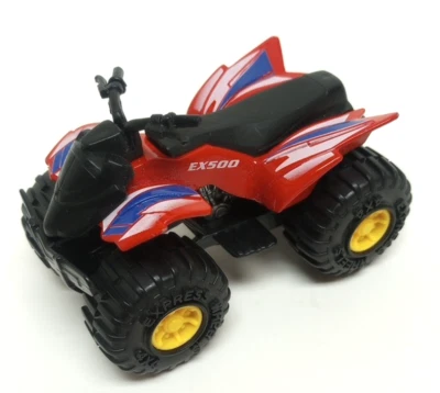 Greenbrier EX500 3" Red Quad ATV 4-Wheeler Toy – Collector’s Piece - Image 1 of 4