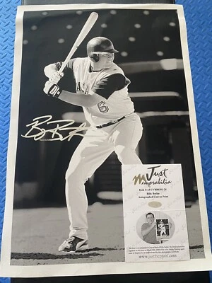 Lote de 3 lona 19x13 assinada por Billy Butler Just Minors  - Imagem 1 de 3