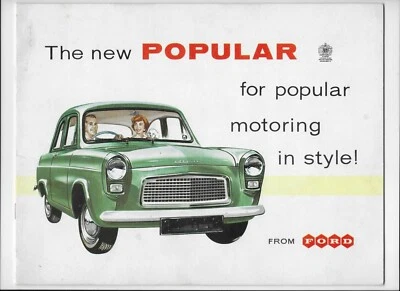 1960 Ford Popular (100E) car brochure - Image 1 of 4