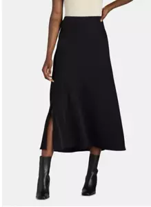 Time and Tru Maxi Slip Skirt, Black Soot, Large (12-14), NWT, FREE SHIPPING! - Picture 1 of 5