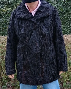Persianer Jacke schwarz - Bild 1 von 3