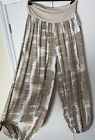 New Stretch Hareem Trousers Plus size 20 22 24 26 Hippy Boohoo Baggy Tie Dye