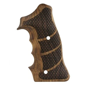 S&W 44 N Frame Roundbutt Walnut Wood Grips - Picture 1 of 1