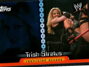 Topps WWE 2006 Insider inglés (Reino Unido) inserto de tarjeta de campeón #C3 Trish Stratus - Imagen 1 de 2