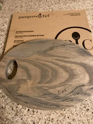 Pampered Chef Ash Wood Serving Board - Image 1 of 3