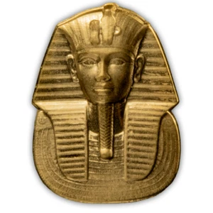 MASK OF TUTANKHAMUN Life Death and Mystery Gold Coin 10$ Solomon Islands 2022 - Picture 1 of 7