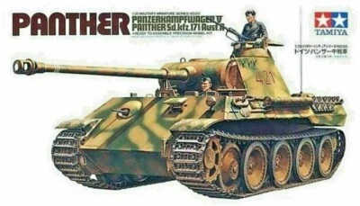 TAMIYA 1:35 KIT - CARRO ARMATO TEDESCO GERMAN TANK PANTHER (Sd.Kfz.171) 35065 - Immagine 1 di 2