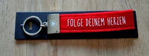 Depesche SCHLÜSSELANHÄNGER Filz, "FOLGE DEINEM HERZEN",   Neu - Picture 1 of 1