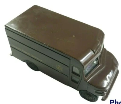 1977 Pacote UPS Réplica de Carro do Veículo de Entrega P-600, acionamento por fricção funciona - Imagem 1 de 4