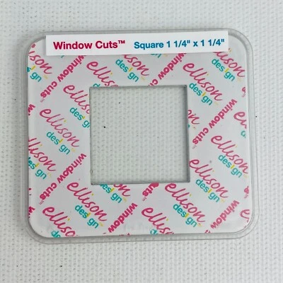 Ellison Window Cuts Square 1 1/4" x 1 1/4" Cutting Die - Image 1 of 3