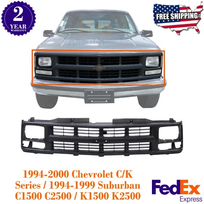 Conjunto de rejilla para Chevrolet C/K Series Suburban C1500 C2500 K1500 1994-2000 Foto 1 de 4