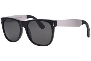 RetroSuperFuture Classic 768 W12 Sunglasses Black/Silver/Grey Lenses 55mm - Picture 1 of 5