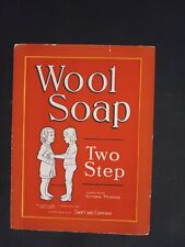 1900 Vintage WOOL SOAP Two Step Advertising Sheet Music (Female Composer)