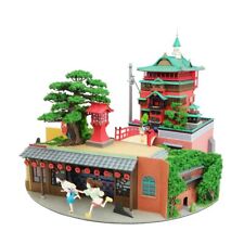 Sankei Studio Ghibli Work Series Sen and Chihiro's Shiro Diorama Paper C...