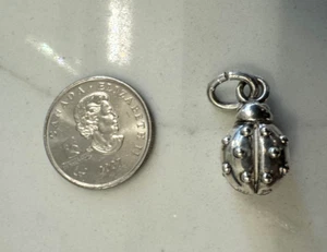 KIESELSTEIN CORD 925 STERLING SILVER .925 LADY BUG PENDANT - Picture 1 of 5