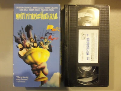 Vintage Monty Python and the Holy Grail VHS Video Movie British Comedy J Cleese - Image 1 of 4