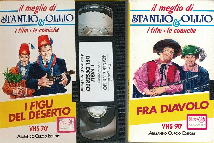 IL MEGLIO DI STANLIO E OLLIO-N. 2 VHS come nuovi Armando Curcio editore - Immagine 1 di 1